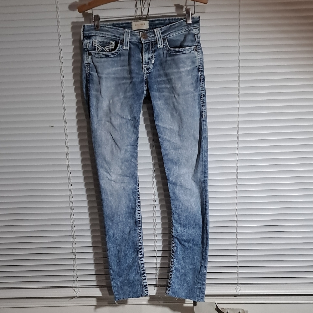 Big Star Faded Blue Skinny Jeans